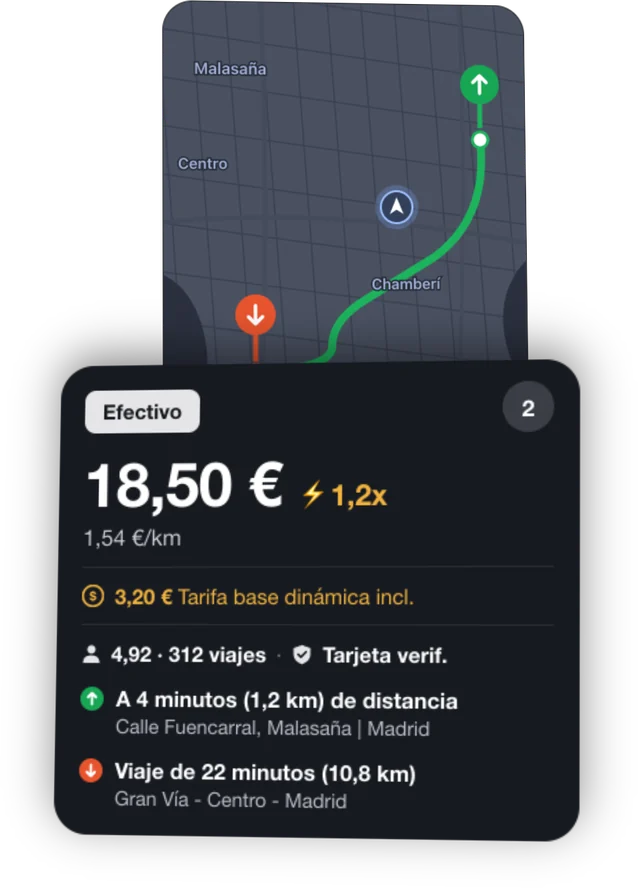 Abre tu app de conductor